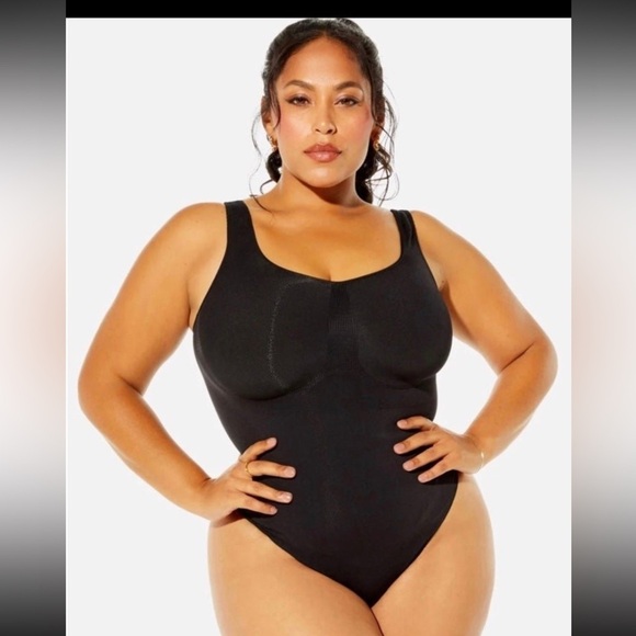 Yitty Nearly Naked Shaping Thong Bodysuit 1x/2x - Picture 1 of 6